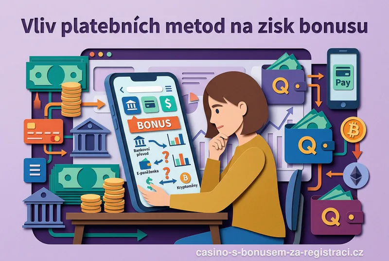 Vliv platebních metod na zisk bonusu